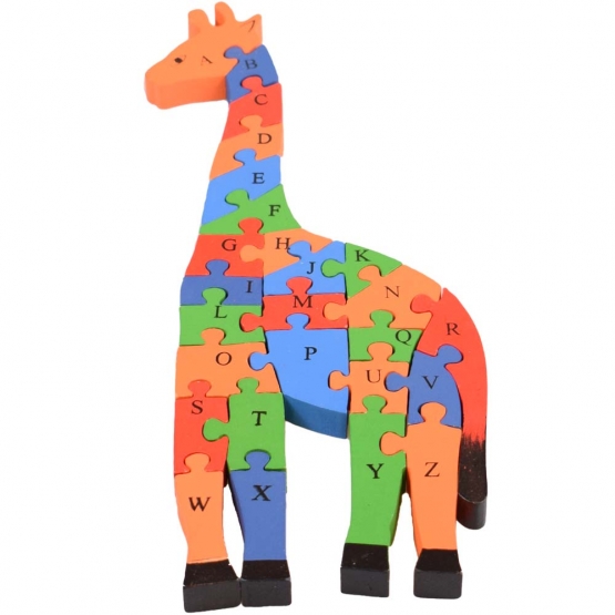 OKTATÓ FA PUZZLE ZSIRÁF