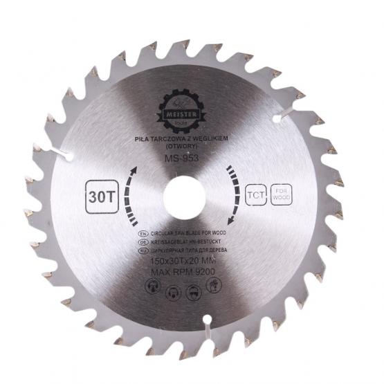 MS-953 körfűrészlap 150×30T×20 mm