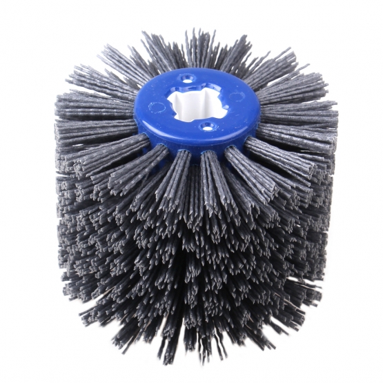 Nylon kefés fa durvításához