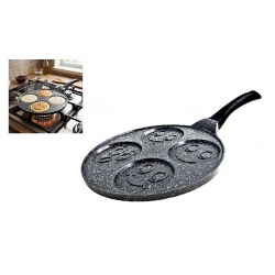 Palacsintasütő serpenyő smiley-mintákkal 26cm ZL-2420