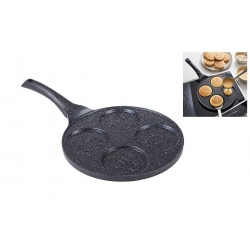 26 cm-es palacsintasütő mosolygós arc mintákkal ZL-2421