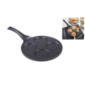 26 cm-es palacsintasütő mosolygós arc mintákkal ZL-2421