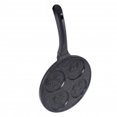 26 cm-es palacsintasütő mosolygós arc mintákkal ZL-2421