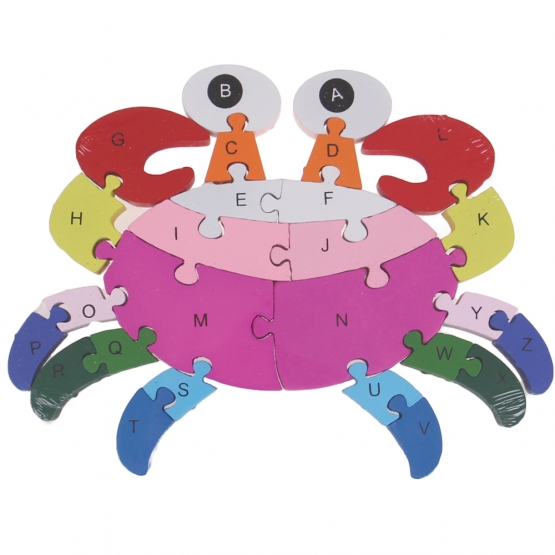 Fa oktató puzzle készlet 10 db