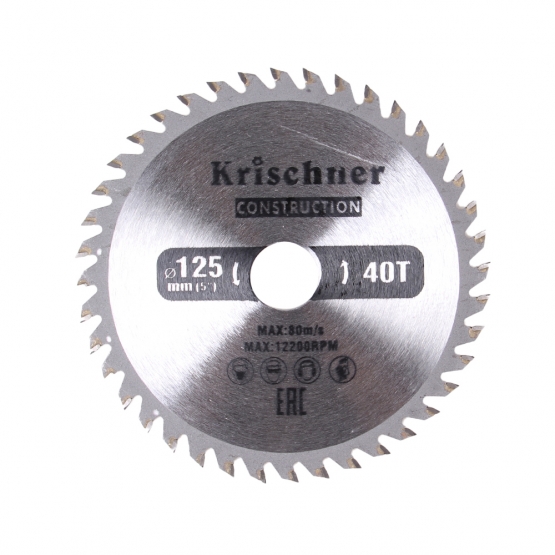 Fűrészlap KN-9603 125×20mm 40T