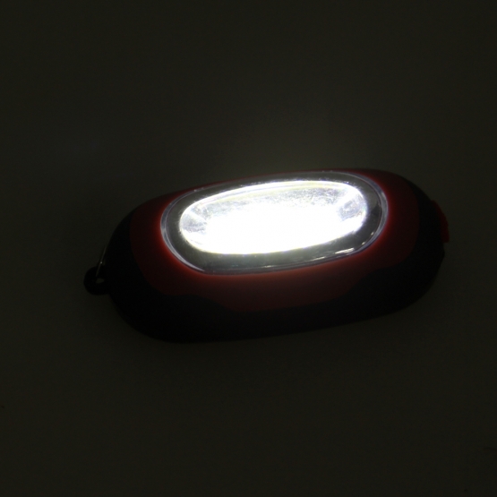 LED ZSEBLÁMPA KARABINERREL PIROS