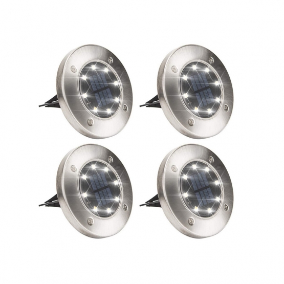 NAPELEMES KERTI LED LÁMPA 4 DB