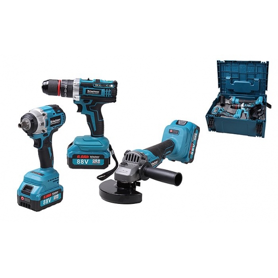 3 részes akkumulátoros szerszámkészlet KR-9960