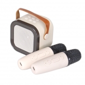 Mini karaoke hangrendszer bézs