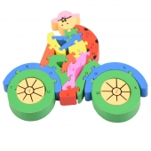 OKTATÓ FA PUZZLE KERÉKPÁR