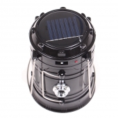 Napelemes kemping lámpa SH-5800T fekete