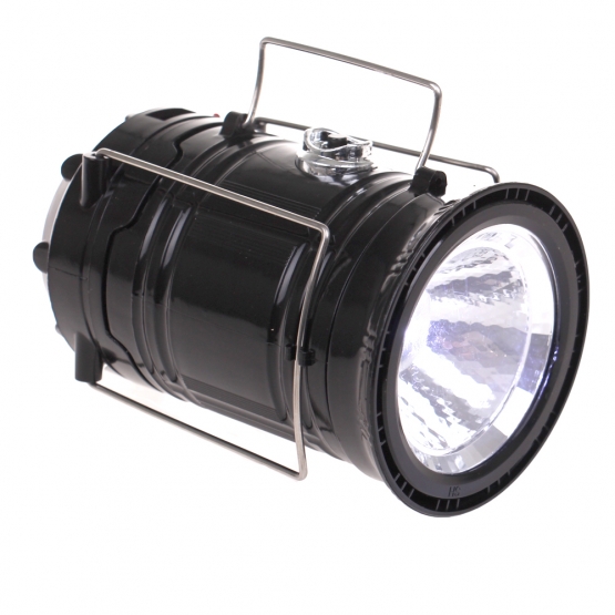 Napelemes kemping lámpa SH-5800T fekete