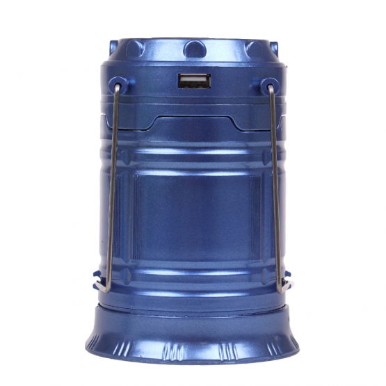 Napelemes kemping lámpa SH-5800T kék