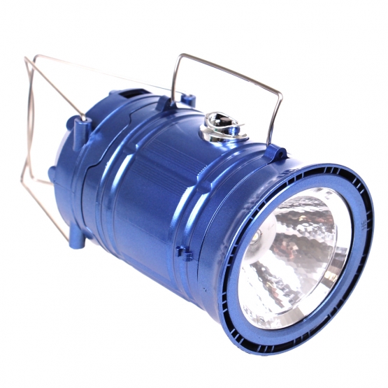 Napelemes kemping lámpa SH-5800T kék
