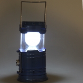 Napelemes kemping lámpa SH-5800T kék