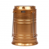 Napelemes kemping lámpa SH-5800T arany