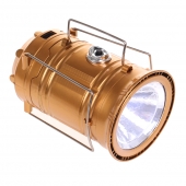 Napelemes kemping lámpa SH-5800T arany
