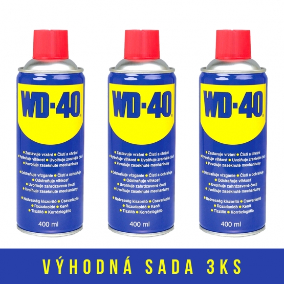 3 DB UNIVERZÁLIS KENŐANYAG WD-40 400 ML