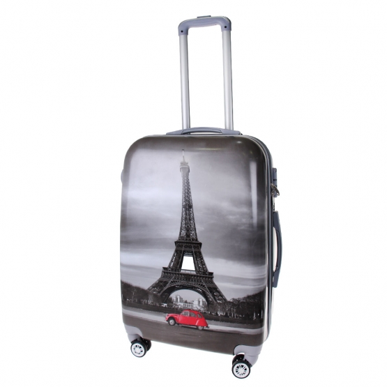 Bőrönd készlet (Fekete – Eiffel torony) – 3 db