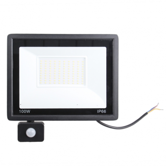 100 W-os LED reflektor mozgásérzékelővel
