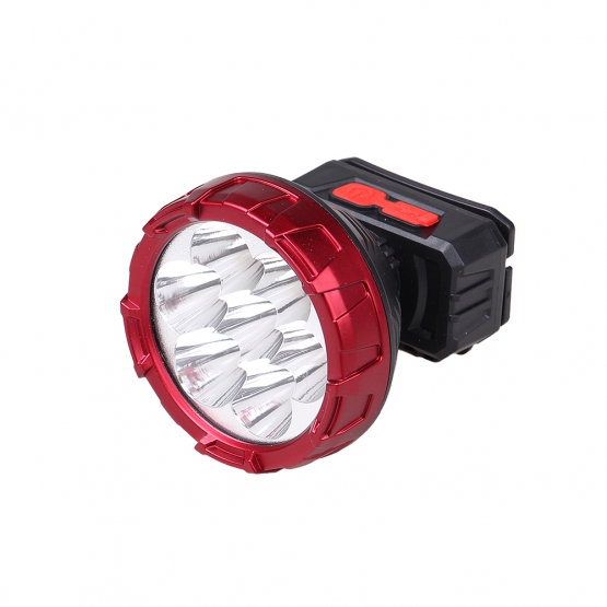 Újratölthető LED fejlámpa HX208-9 piros