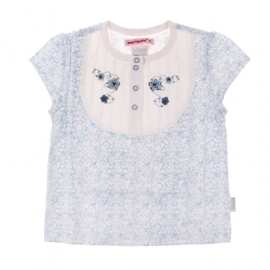 Dievčenské kvetinové tričko veľ. 68