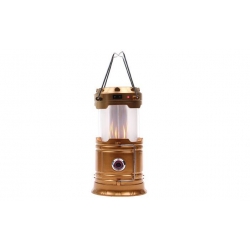 Solárne kempingový lampáš LL-5888 zlatá
